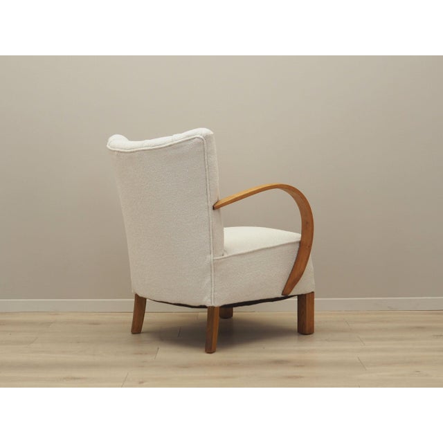 Vintage Art Deco Oak Chair, 1950s For Sale - Image 6 of 17