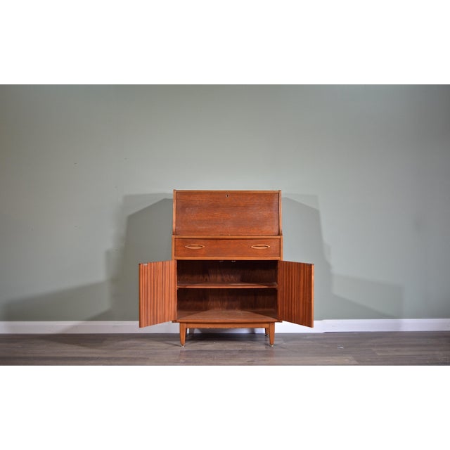 Wood Mid-Century Teak Secretary from Jentique, 1960s For Sale - Image 7 of 10