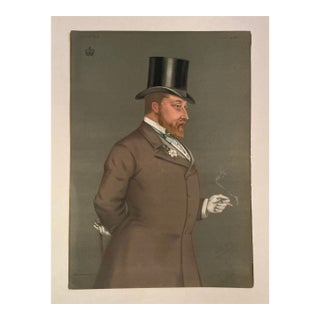 Antiquarian Vanity Fair Print - Duke of Wales / Edward VII - 1878 For Sale