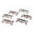 Antique French Porcelain Hand-Painted Knife Rests, Set of 6 For Sale