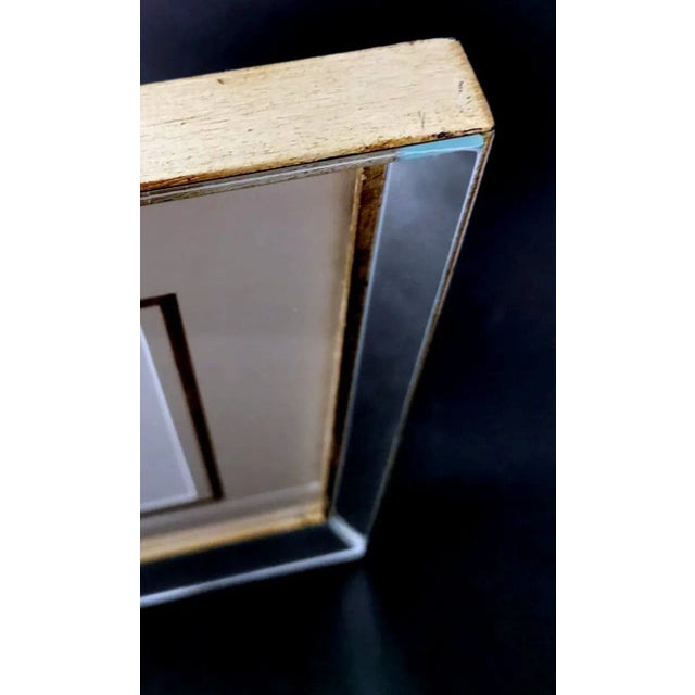 Italian Mirror Frame With English Chromolithographic Floral Prints – 02 For Sale - Image 10 of 12