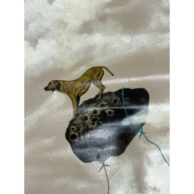 2010s Eduardo Talledos Corazon De Tiburon Surrealist Painting, Signed For Sale - Image 5 of 12