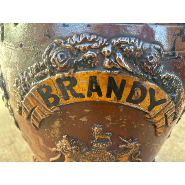 English Stoneware Brandy Dispenser, 19th Century For Sale - Image 11 of 12