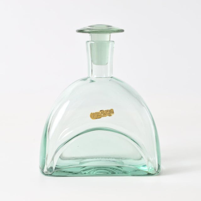 Art Deco Glass Decanter by Harald Notini for Pukeberg, 1930s For Sale - Image 10 of 10