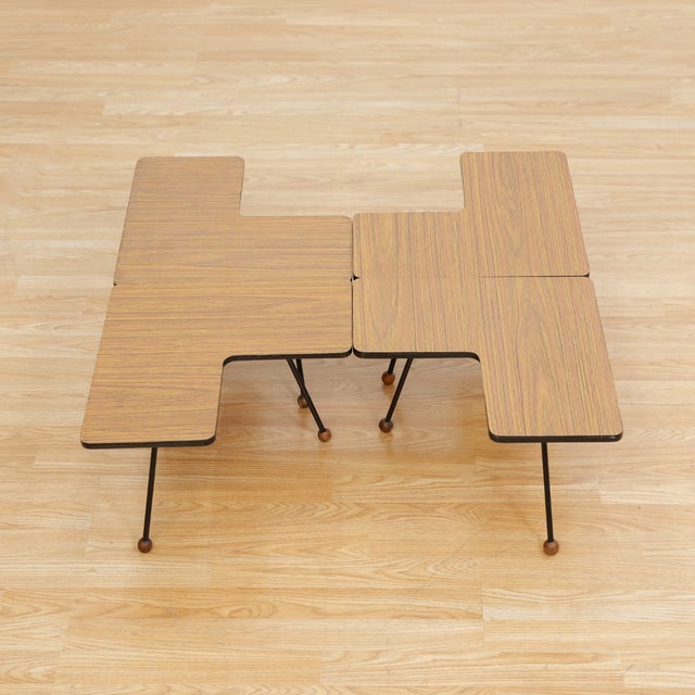 1960s Set of Four Vintage Modular Side Tables For Sale - Image 9 of 12