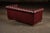 Mid 20th Century Vintage Tufted Chesterfield Sofa in Burgundy For Sale - Image 5 of 12