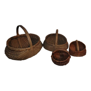 Collection of Four 19Thc Buttocks Baskets