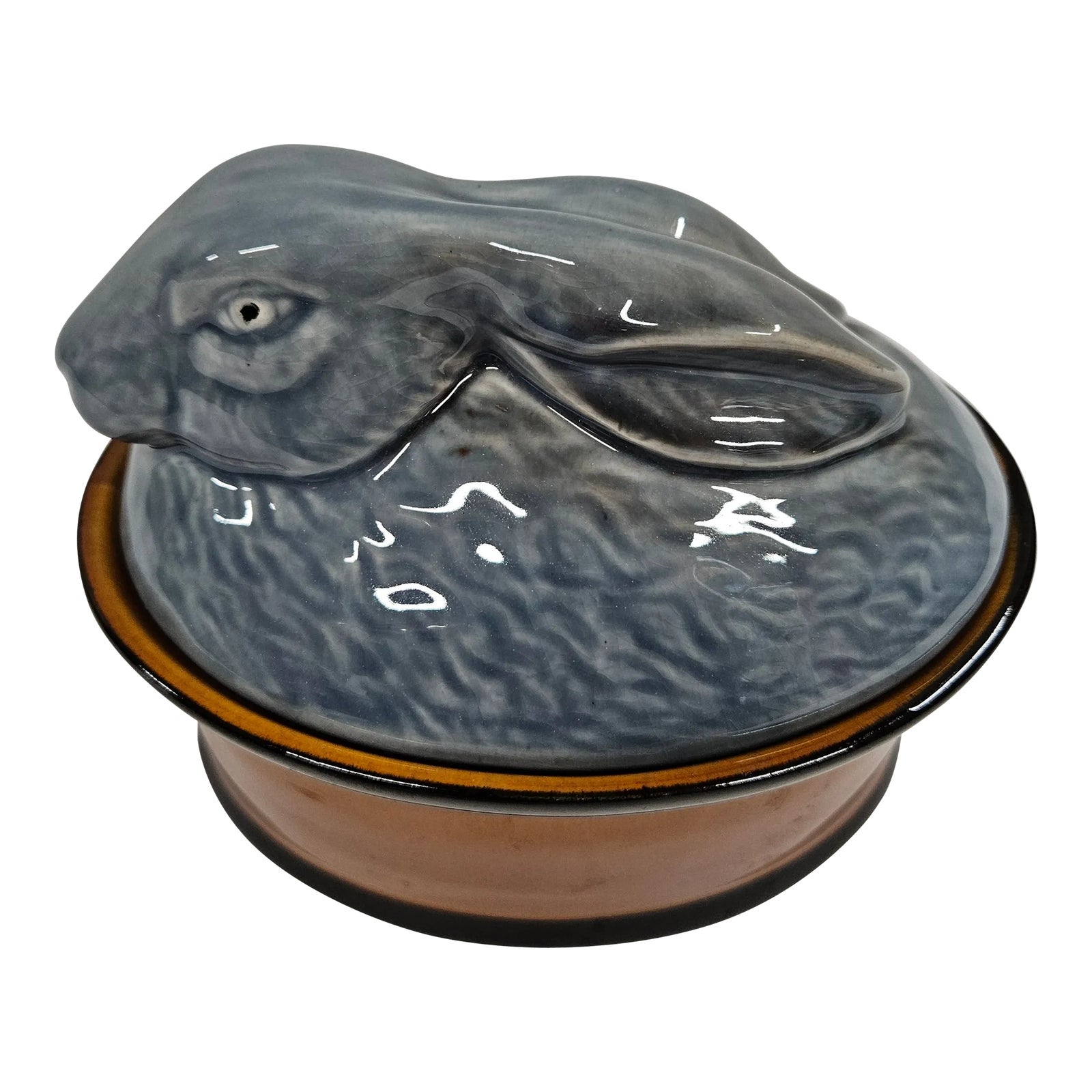 Vintage Oval Rabbit Tureen -By Subtil | Chairish