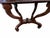 Wood Restored Burled Wood Oval Center Table With Bookmatched Top & Scrolled Pedestal Base For Sale - Image 7 of 8