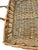 Mid 20th Century Vintage French Provincial Wicker Gallery Tray For Sale - Image 5 of 11