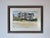 Mid-Century Modern 1980’s Helen R. Shick Coastal Florida Beach House Landscape Watercolor on Paper Painting, Framed Under Glass For Sale - Image 3 of 12