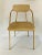 Midcentury Folding Chair With Vinyl Seating Champagne Color. For Sale - Image 10 of 10
