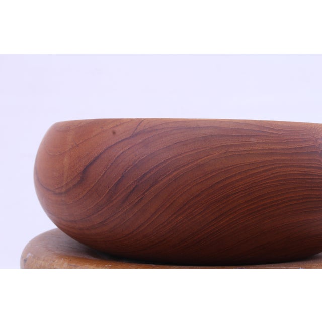 Large Teak Bowl by Kay Bojesen For Sale - Image 6 of 15