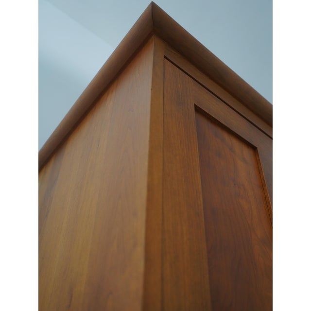 Stickley Cherry Armoire Tv Cabinet For Sale - Image 13 of 17