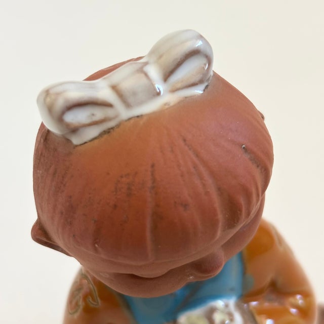 Mid Century Japanese Pottery Girl by Uctci For Sale In San Francisco - Image 6 of 10