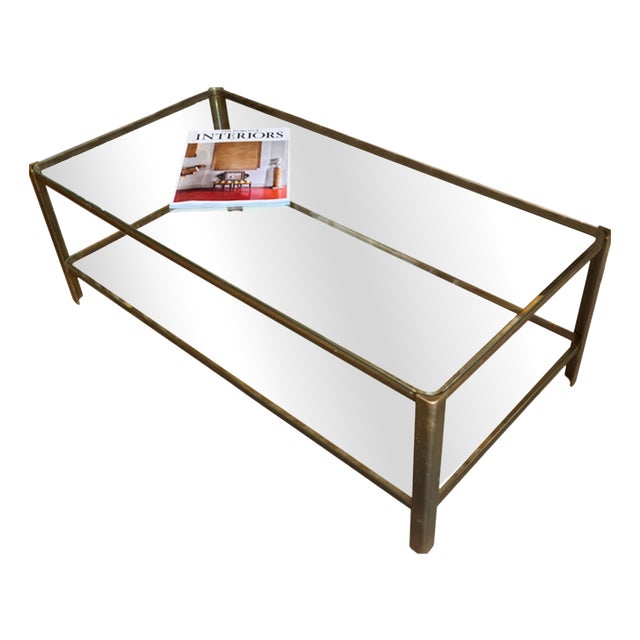 Large Mid-Century Coffee Table from Jacques Théophile Lepelletier, 1960s For Sale