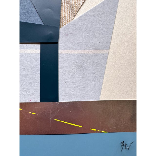 Paper "Rhythm Replaces Reason 5" Original Mixed-Media Collage on Paper by Zac Woodiel For Sale - Image 7 of 9