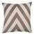 Schumacher Nebaha Embroidery 20" Pillow in Charcoal For Sale