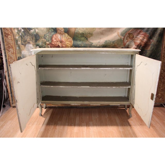Green Buffet, Late 18th-Early 19th Century For Sale - Image 6 of 11