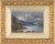 Late 19th Century "Storm Over the Lake" Pacific Northwest Landscape Oil Painting by Charles Harmon, Framed For Sale