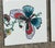 Mid-Century Modern Mid-Century Modern Hand-Painted Butterfly Ceramic Tiles, Spain, Set of 7 For Sale - Image 3 of 7
