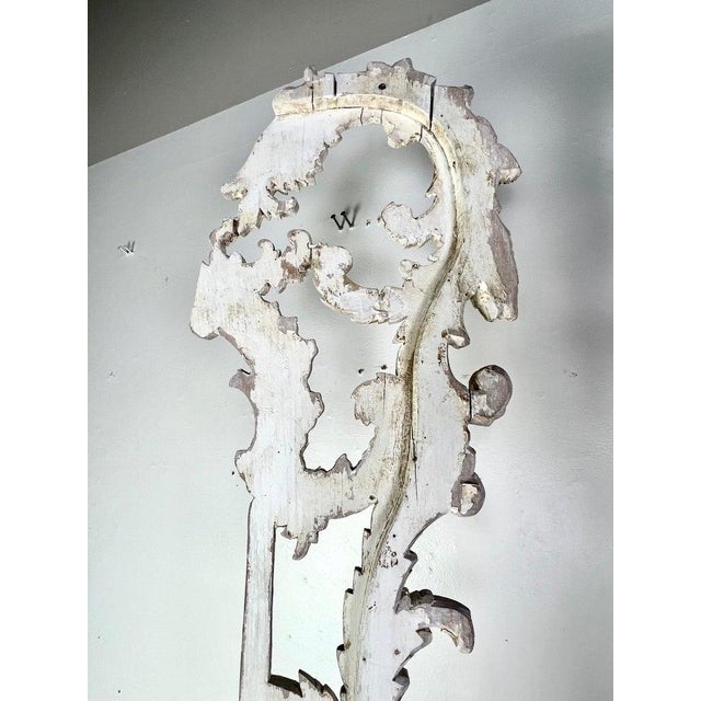 Pair of 19th Century Italian Rococo Carvings on Wood Bases, Distressed For Sale - Image 17 of 17