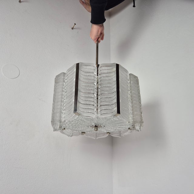 Mid-Century Modern Ceiling Lamp from J.T. Kalmar, 1960s For Sale - Image 8 of 8