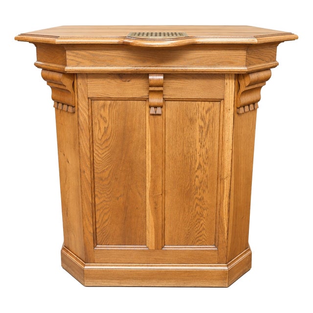 Art Nouveau Shop Counter in Oak, 1890s For Sale