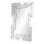 Large Bevelled Floor Mirror For Sale