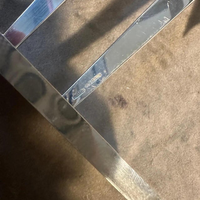 1990s Minimalist Silver Plated Sculpture La Giraffa by Lino Sabattini For Sale - Image 13 of 13