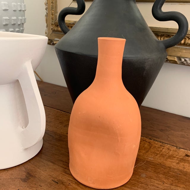 Modern Terracotta Form Vase For Sale In New York - Image 6 of 8