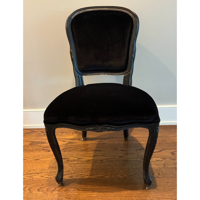 8 Jason Home, Vintage-style Louis XV inspired dining side chair (mid 18th century French) with Rococo influences (noted by...