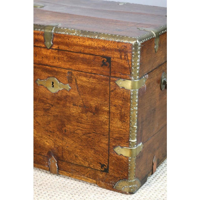 Marine Chest, 19th Century For Sale - Image 10 of 12