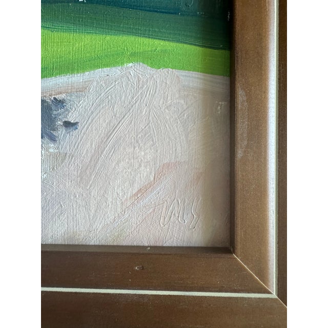 2025 Original Julian Merrow-Smith Provence Landscape “Shade and Roses”, Framed For Sale - Image 4 of 10