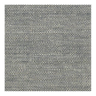 2 Yards Schumacher Alhambra Charcoal/Ivory Fabric For Sale