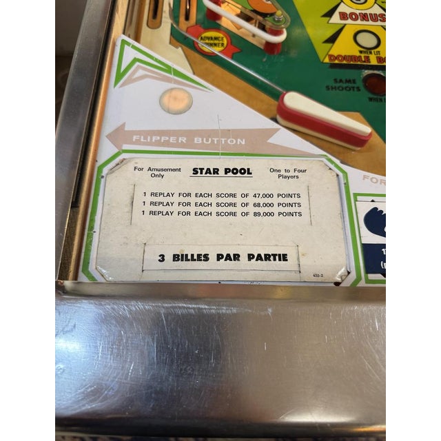 Starpool Pinball Machine from Williams, 1974 For Sale - Image 8 of 11