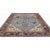 Traditional Handwoven Serapi Style Area Rug featuring a medallion and corner design in a light blue-colored field enclosed...