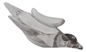 Mid-Century Sculptural Crystal Bird Vide-Poche from Vannes, 1960s