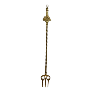 Vintage English Brass Toasting Fork - Hanois Lighthouse