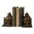 Vintage 1928 Connecticut Foundry Cape Cod Fisherman Cast Iron Bookends – Bronze Finish Nautical Library Decor Pair With Original Matthews Foundry Box For Sale