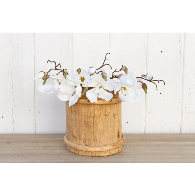 Wood Bleached Wood & Bamboo Container For Sale - Image 7 of 8