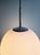 White Large Pendant Light in Satin White Opal Glass from Glashütte Limburg, 1970s For Sale - Image 8 of 14