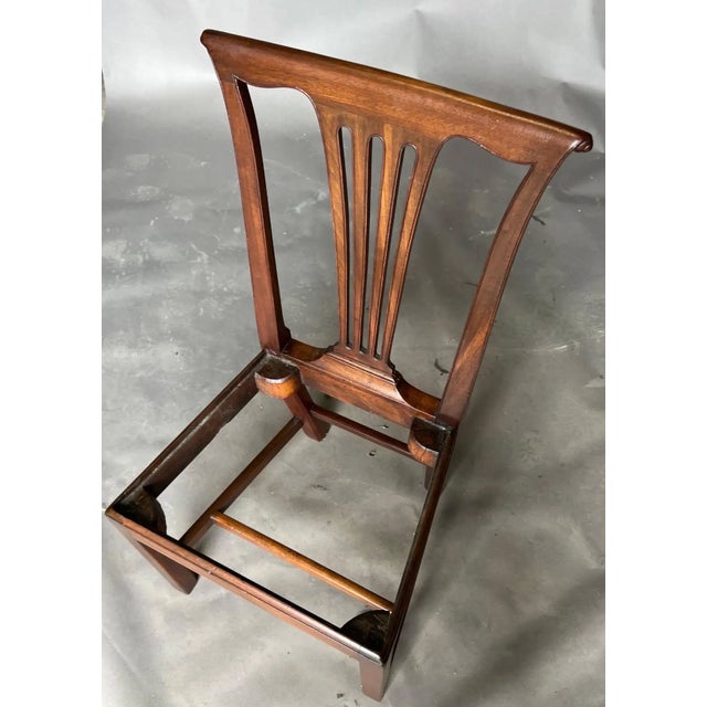 Alexandria, Va Attributed 18th Century Mahogany Side Chair For Sale - Image 10 of 12