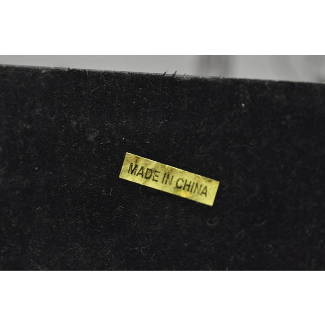 Late 20th Century Contemporary Brutalist Style Bronze & Marble Jazz Musician Band Figures - Set of 5 For Sale - Image 9 of 10