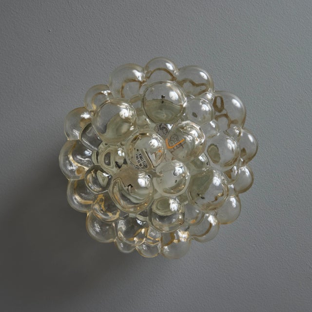 Transparent Petite 1960s Helena Tynell Bubble Glass Flush Mount for Limburg For Sale - Image 8 of 12