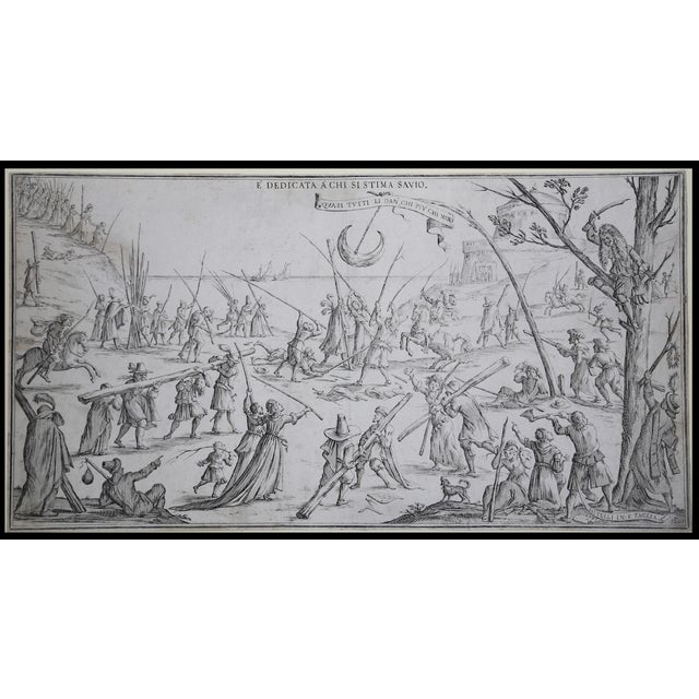 Alexander Van Bredael, Allegory of Human Folly, 18th Century, Oil Painting on Canvas, Framed For Sale - Image 15 of 16