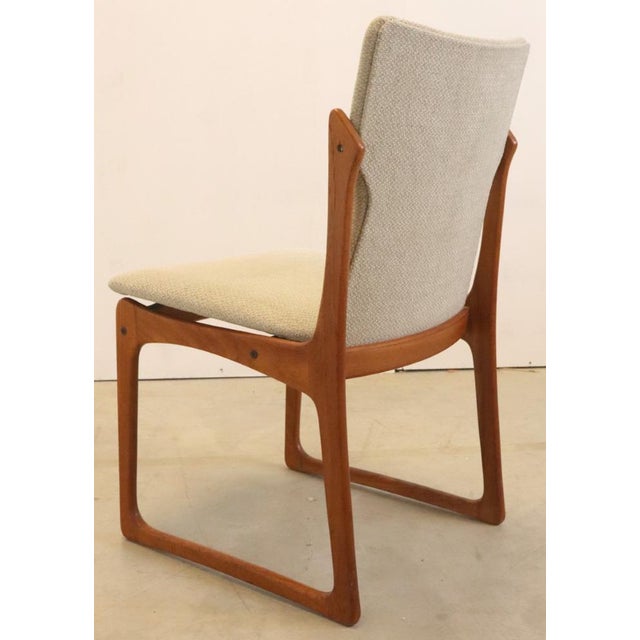 Vintage Chairs in Fabric and Rattan, Set of 4 For Sale - Image 9 of 16