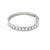 Contemporary 12.52 Carats Bezel Set Emerald Cut Diamond Tennis Bracelet For Sale - Image 3 of 5