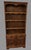 Late 20th Century Late 20th Century Rustic Solid Wood Hutch Cabinet Bookcase Cupboard Farmhouse Display Storage For Sale - Image 5 of 6