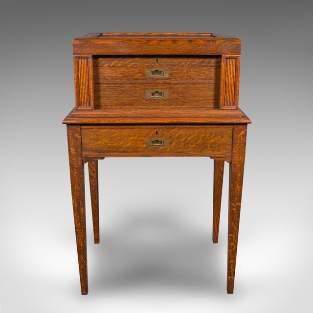 Traditional 1910's Antique 154pc Canteen on Stand For Sale - Image 3 of 12